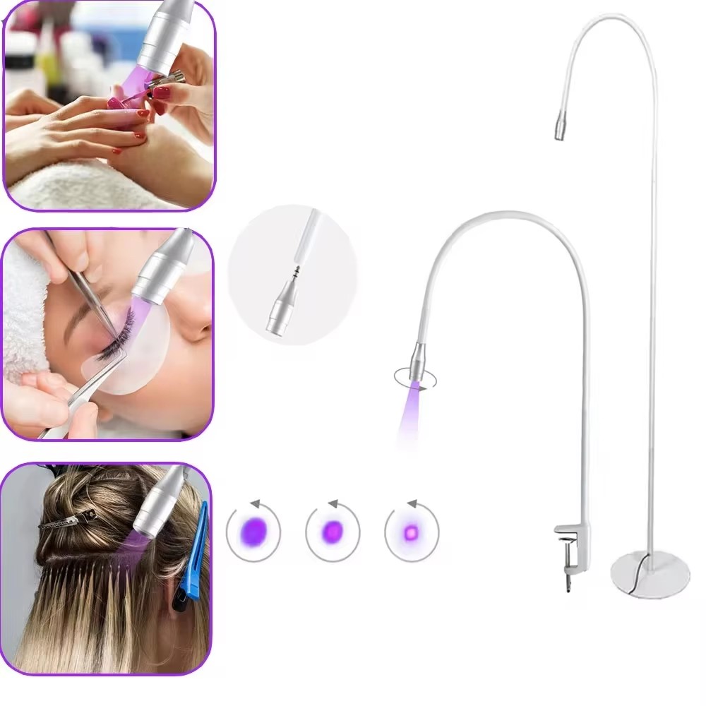 Nail Art Ombre - Pegamento UV para pestañas con luz