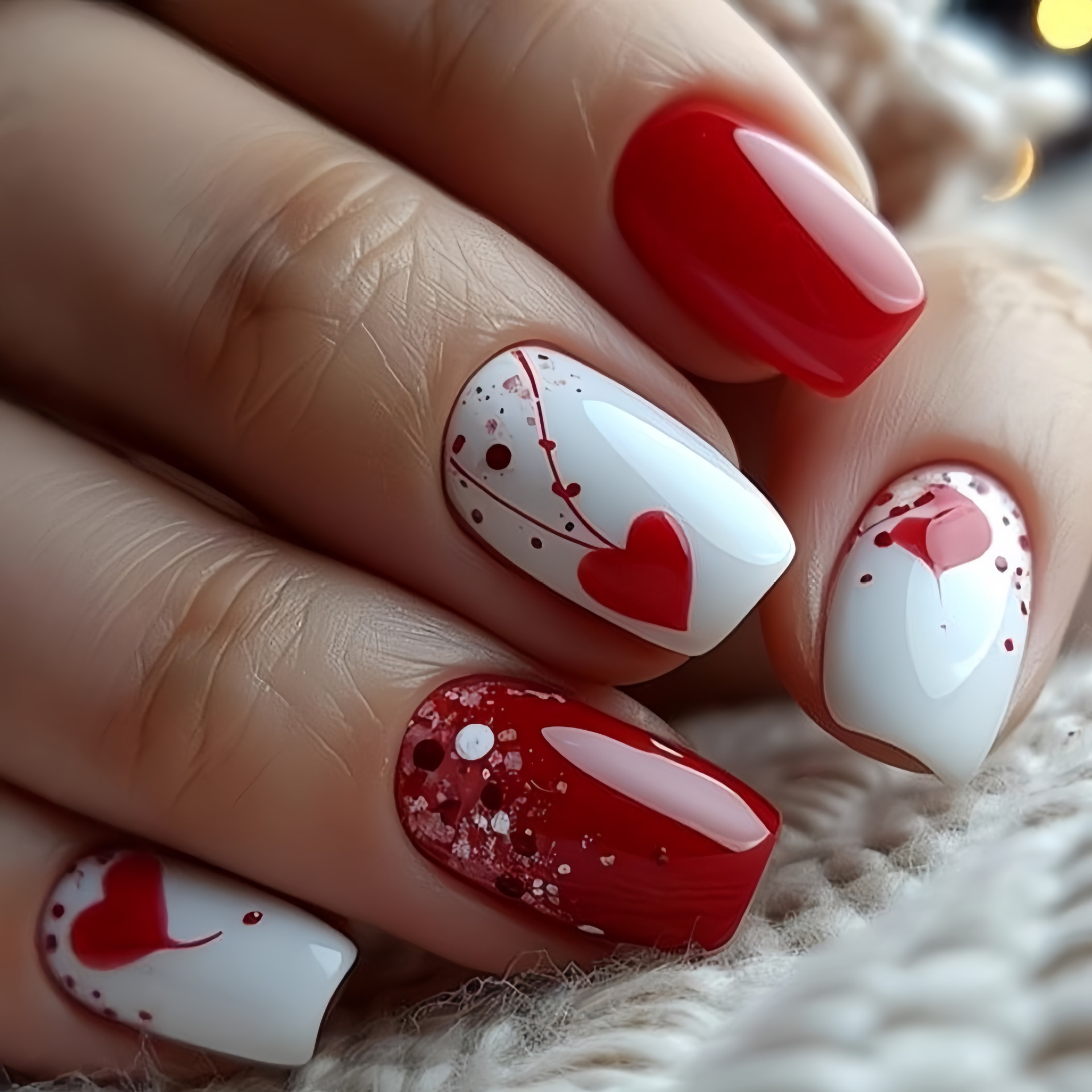 Nail Art Pink - Uñas postizas cortas y medianas para