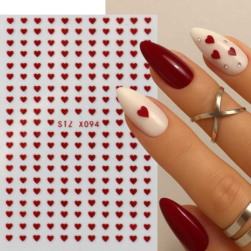 Mini pegatinas para decoración - Nail Art Valentines Day reseña y precio
