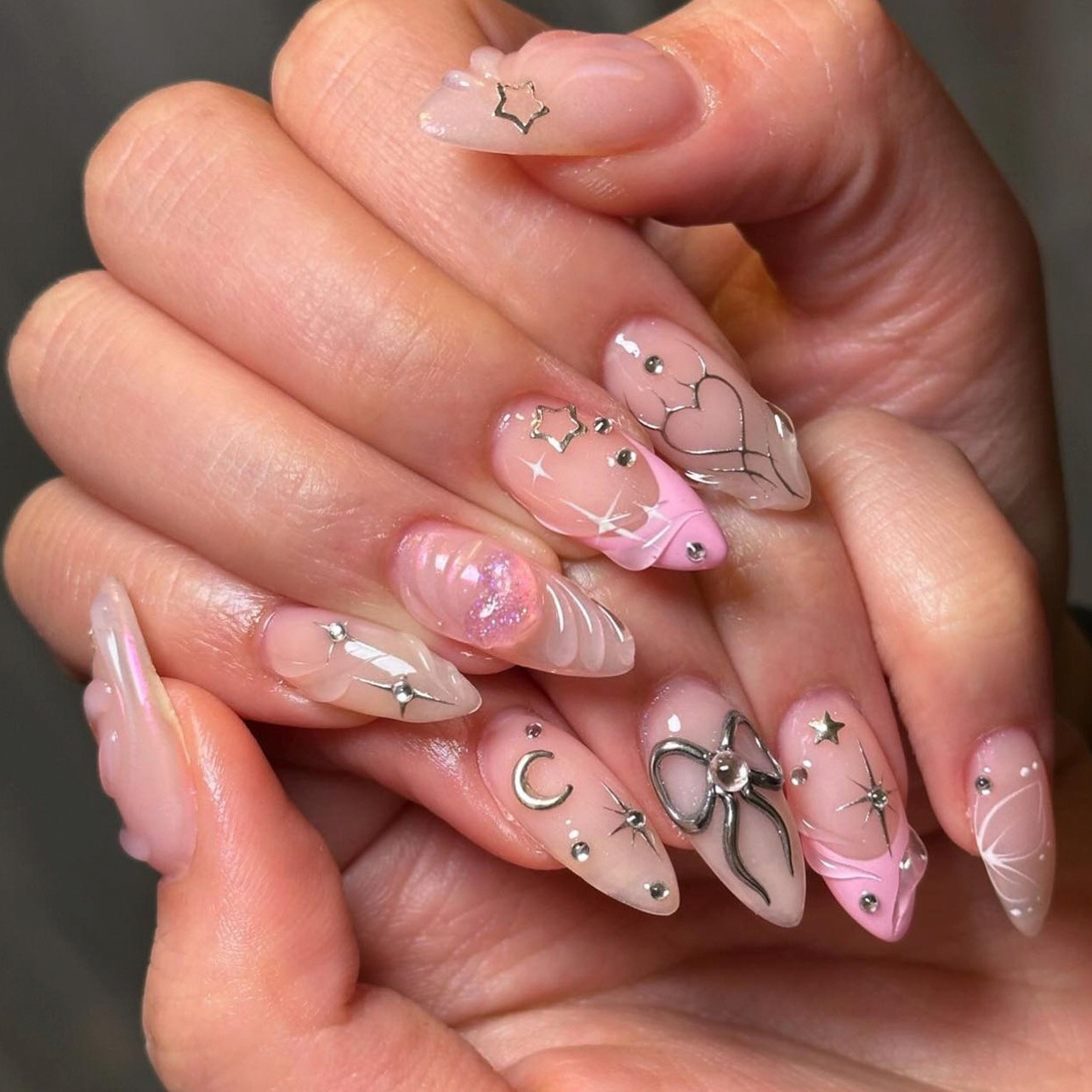 24 Uds. Conjuntos de uñas post - Nail Art Valentines Day reseña y precio