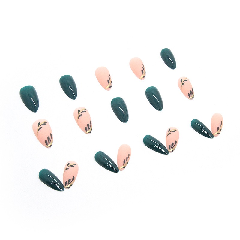 24 unid/set de uñas postizas d - Nail Art Pink reseña y precio