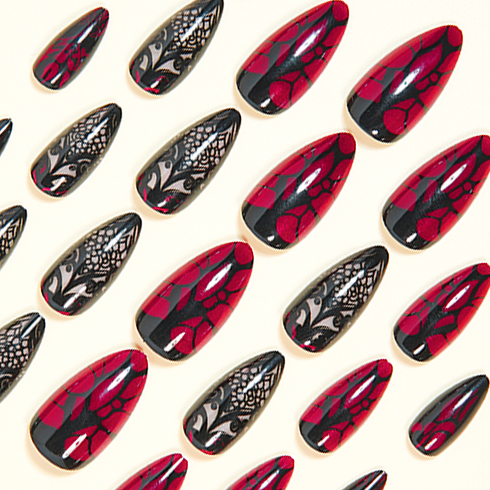Uñas postizas medianas para mu - Nail Art Press On reseña y precio
