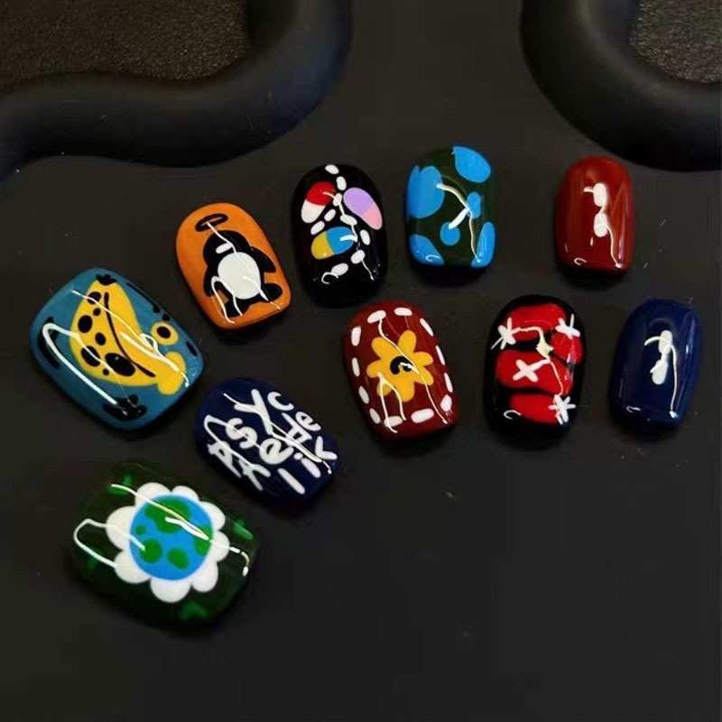 10 Uñas Postizas Personalizada - Nail Art Press On reseña y precio